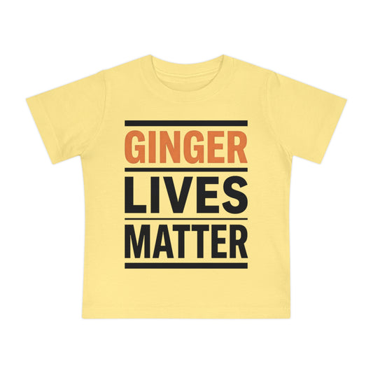 Baby T-Shirt — "Ginger Lives Matter" Funny Redhead Pride Infant Tee