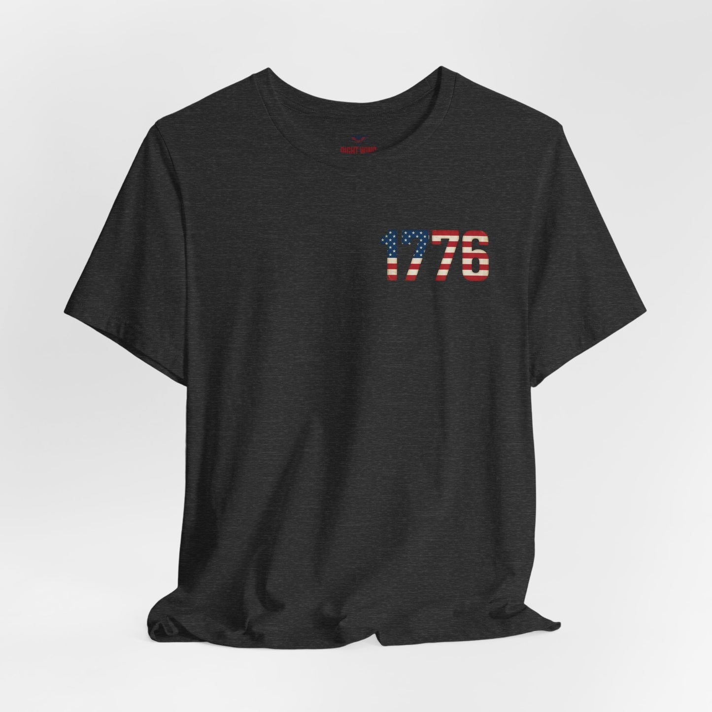 1776 We The People Patriotic Cotton Crew T-Shirt