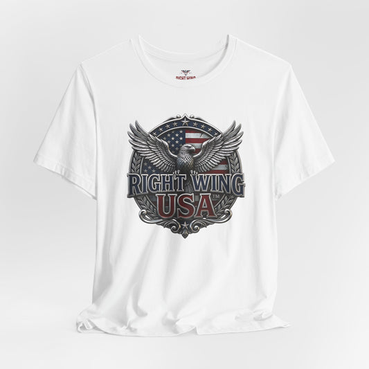 Eagle Crest Patriotic USA Short Sleeve Graphic T-Shirt