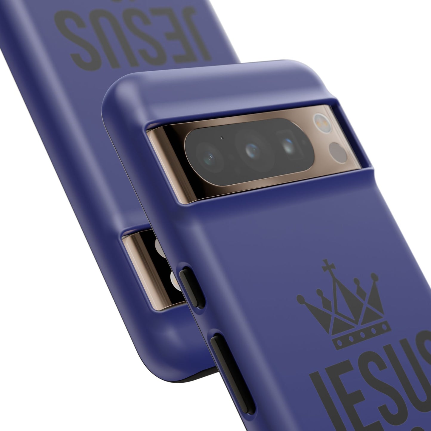 Jesus Is King Phone Case – Christian Faith Religious Protective Cover