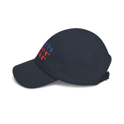 Faith Over Fear Dad Cap – Inspirational Christian Baseball Hat