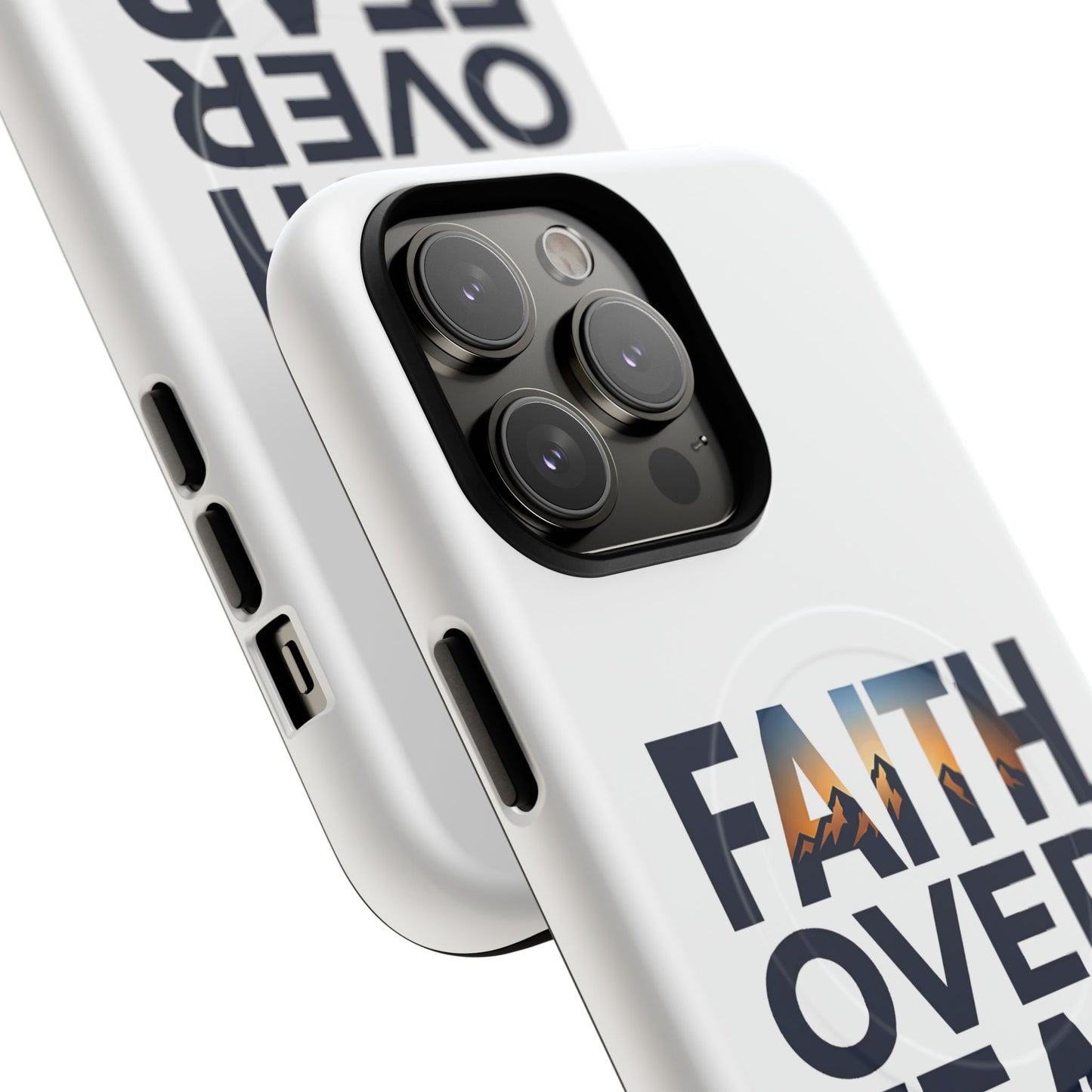 Phone Case — "Faith Over Fear" Tough Magnetic Protective Case
