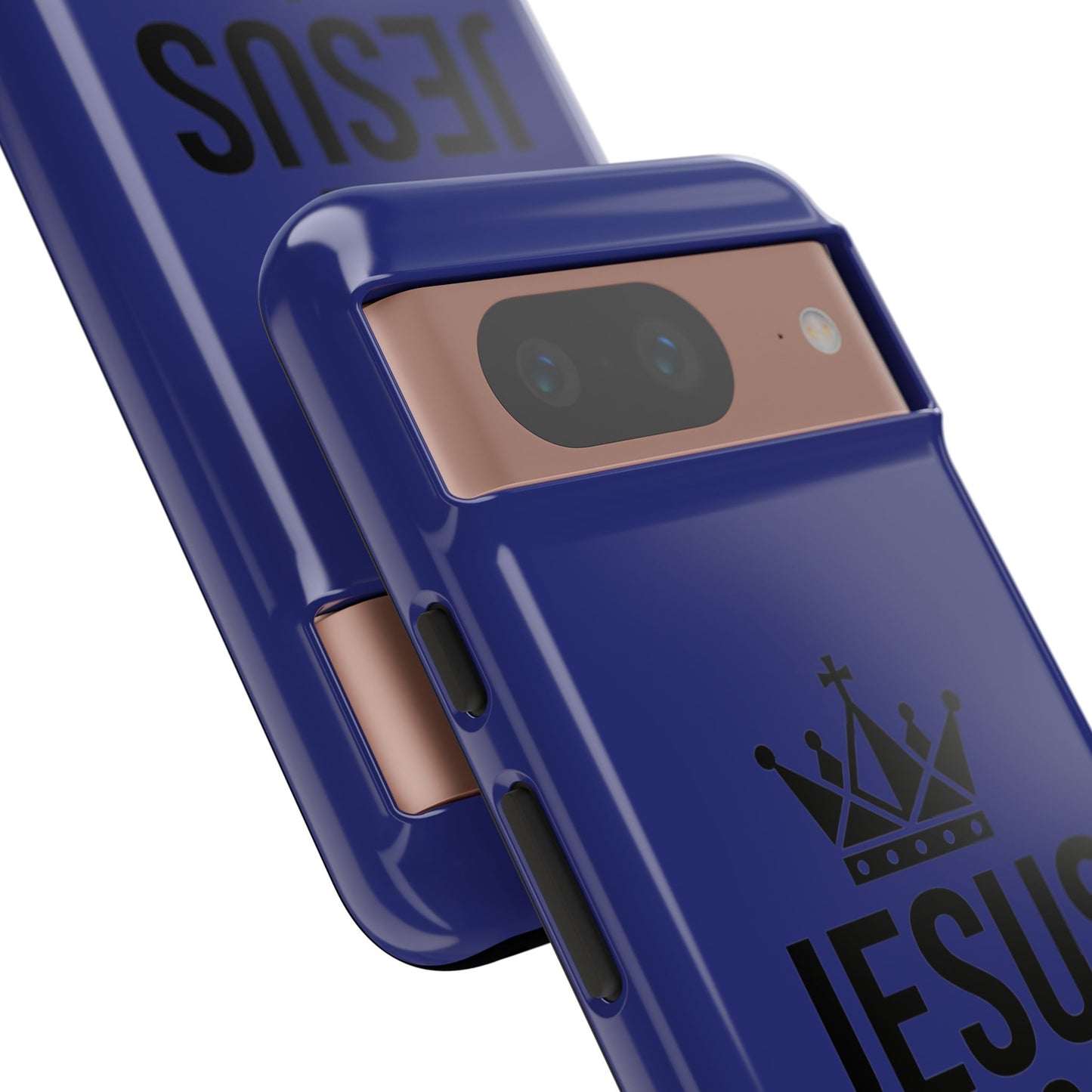 Jesus Is King Phone Case – Christian Faith Religious Protective Cover
