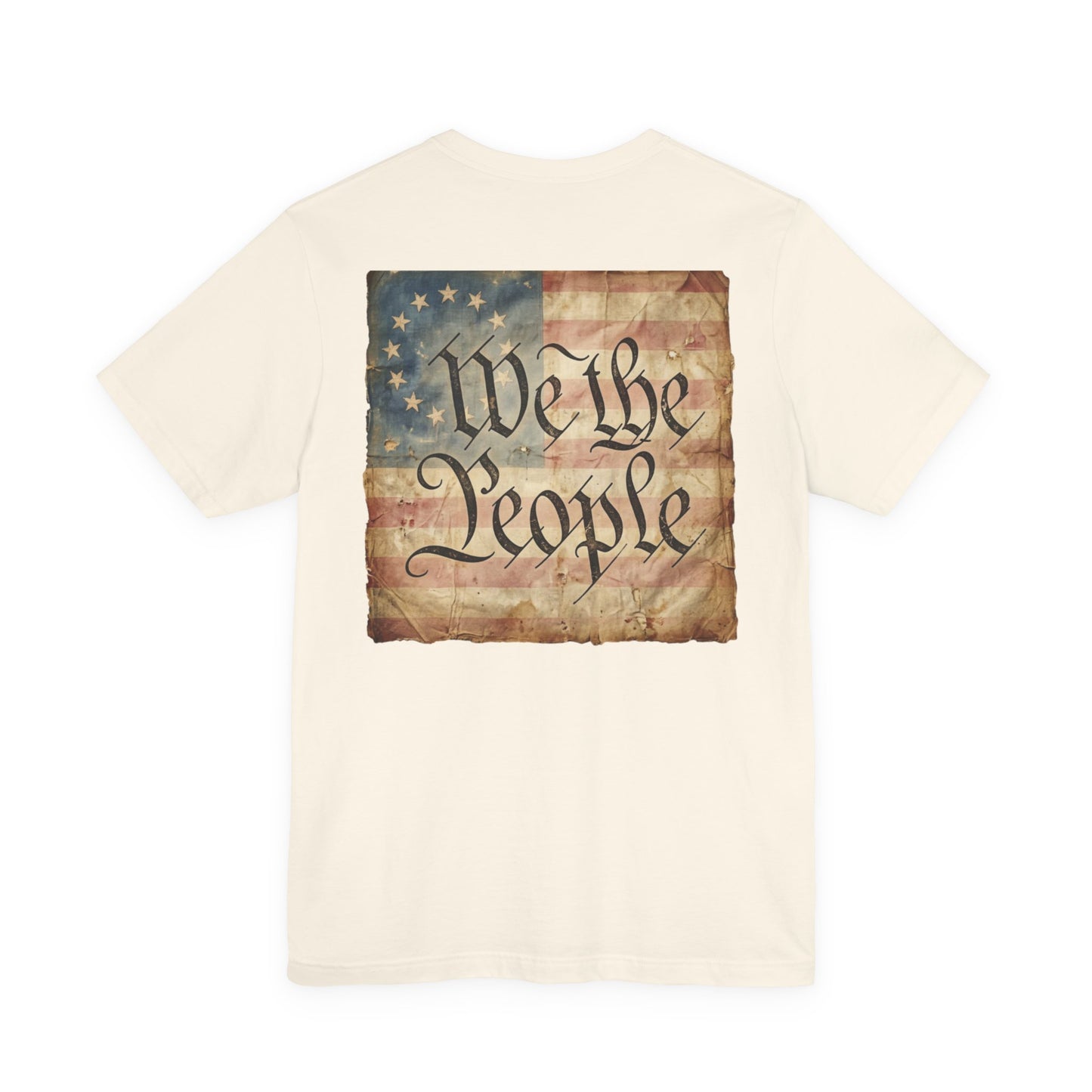 1776 We The People Patriotic Cotton Crew T-Shirt