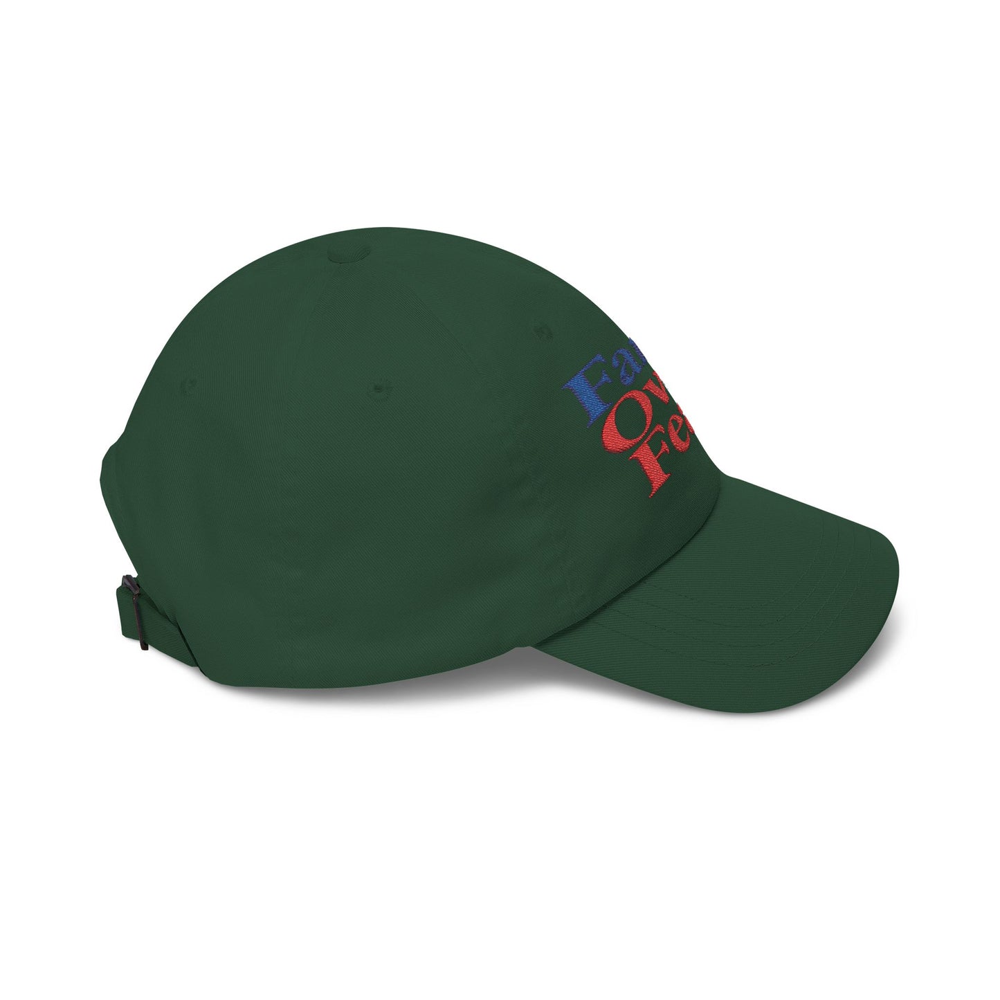 Faith Over Fear Dad Cap – Inspirational Christian Baseball Hat