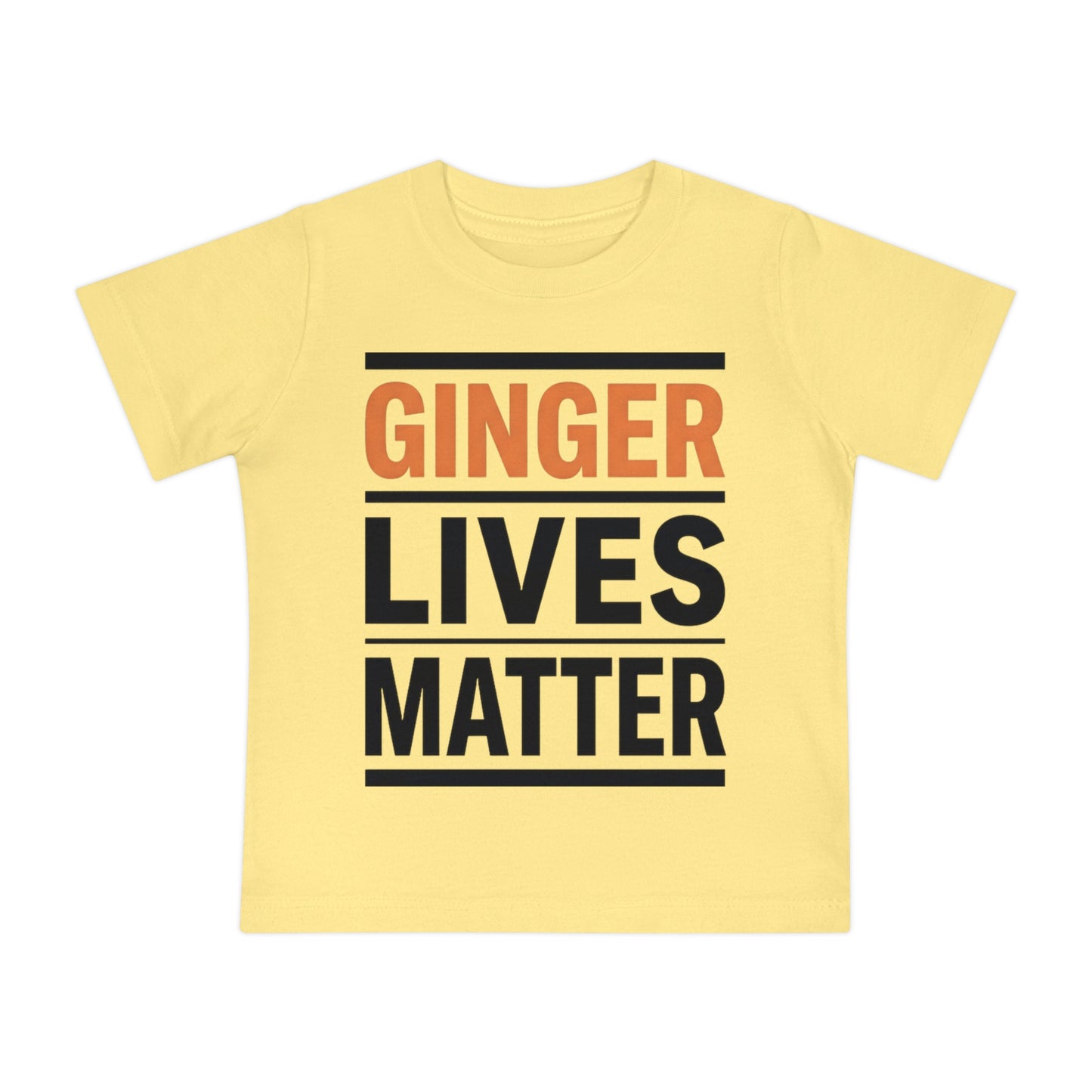 Baby T-Shirt — "Ginger Lives Matter" Funny Redhead Pride Infant Tee