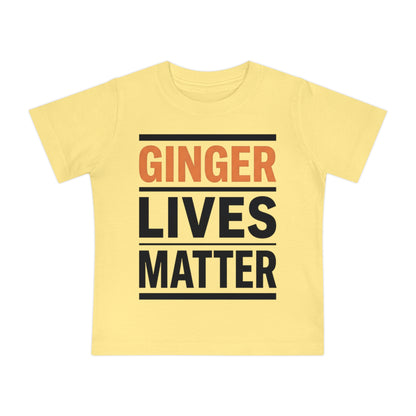Baby T-Shirt — "Ginger Lives Matter" Funny Redhead Pride Infant Tee