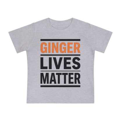 Baby T-Shirt — "Ginger Lives Matter" Funny Redhead Pride Infant Tee
