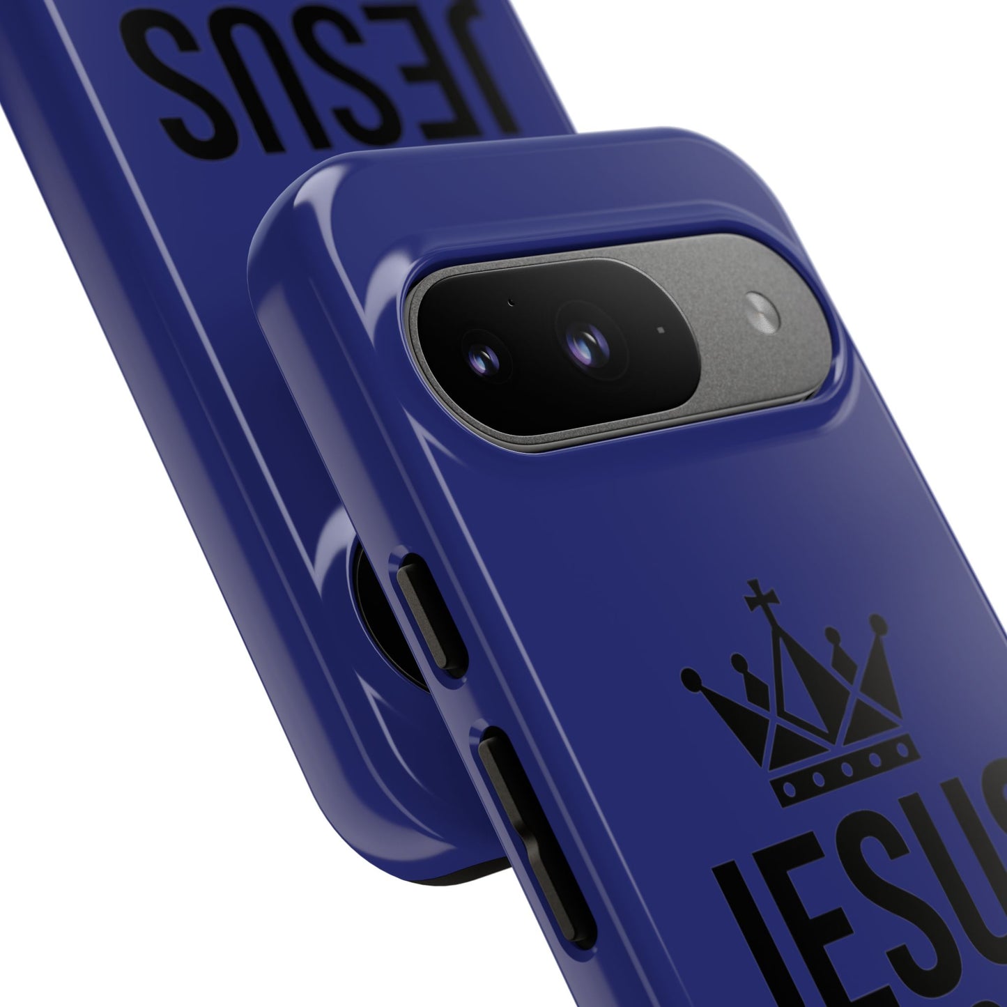 Jesus Is King Phone Case – Christian Faith Religious Protective Cover
