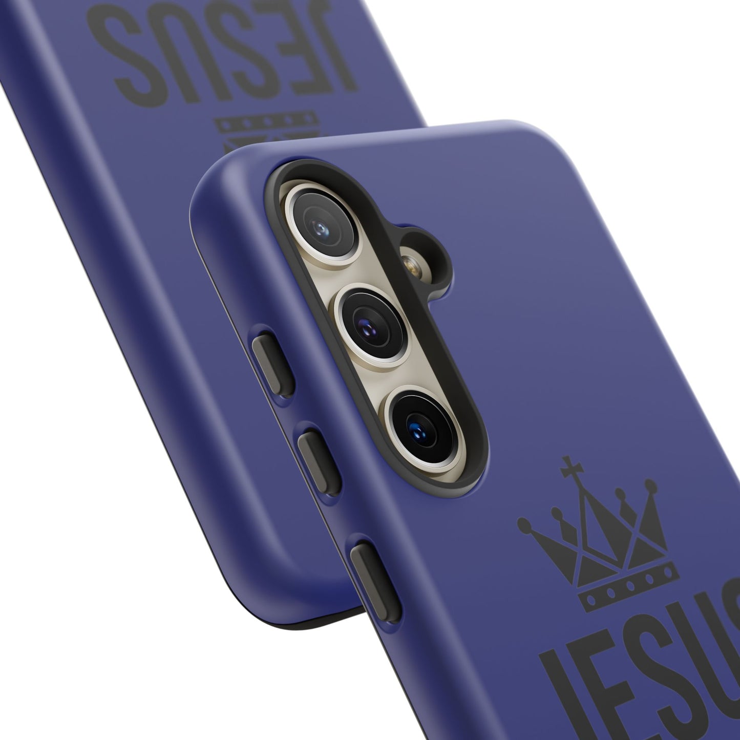 Jesus Is King Phone Case – Christian Faith Religious Protective Cover