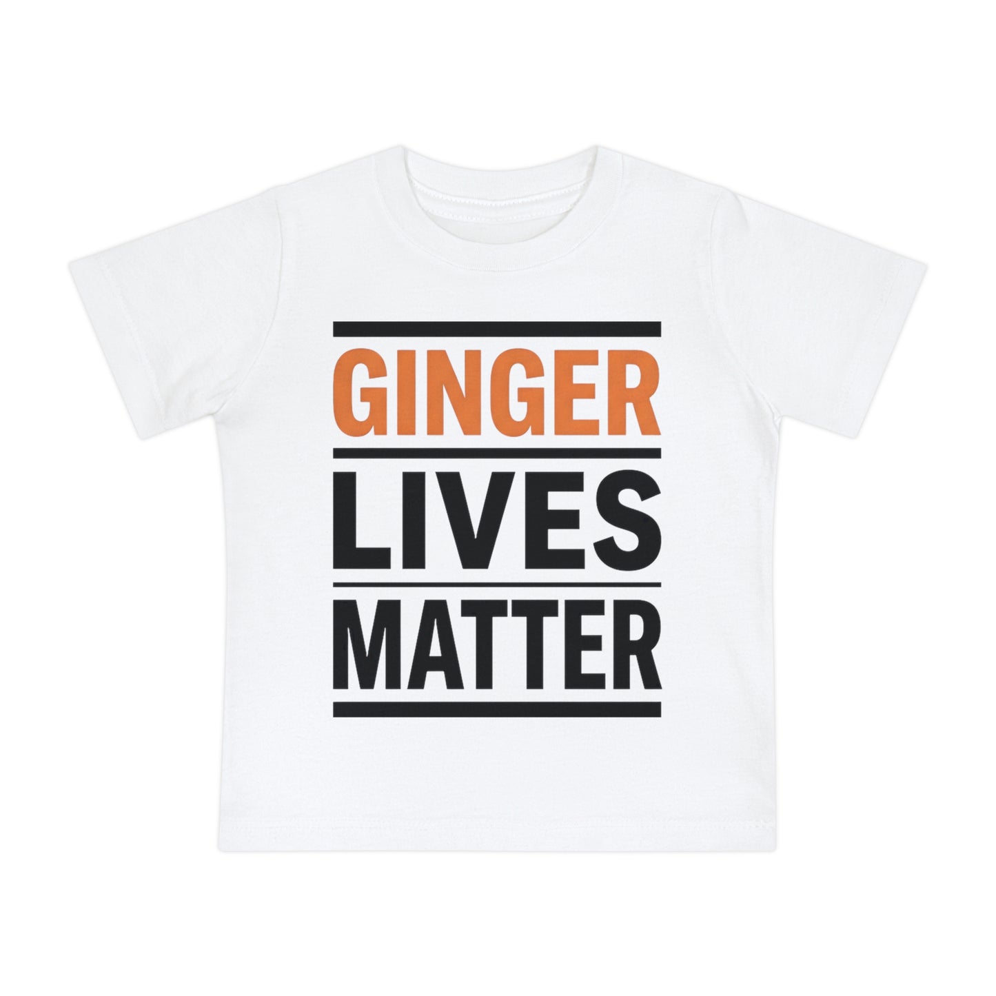 Baby T-Shirt — "Ginger Lives Matter" Funny Redhead Pride Infant Tee