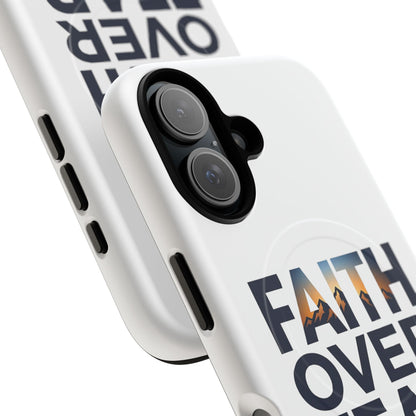 Phone Case — "Faith Over Fear" Tough Magnetic Protective Case