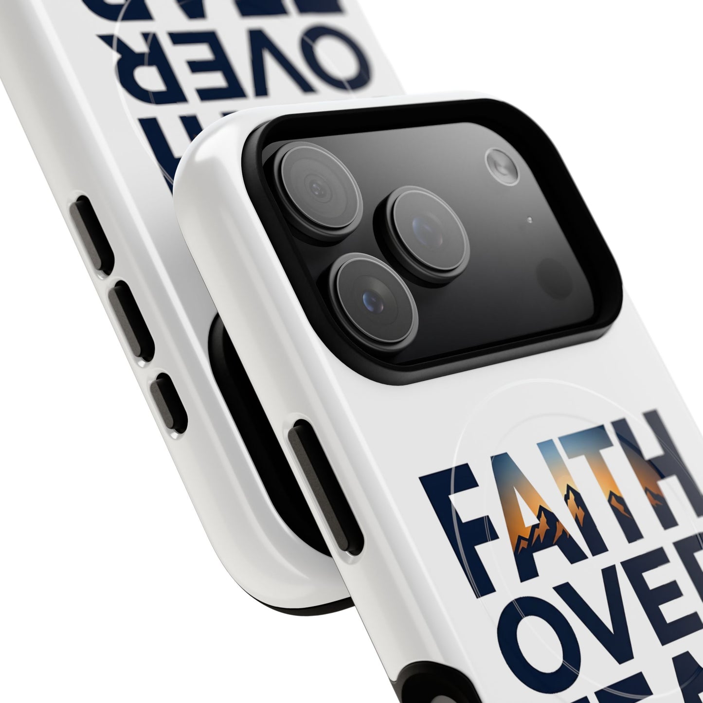 Phone Case — "Faith Over Fear" Tough Magnetic Protective Case
