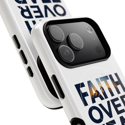Phone Case — "Faith Over Fear" Tough Magnetic Protective Case