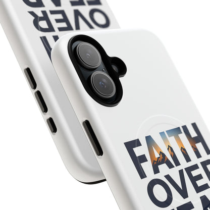Phone Case — "Faith Over Fear" Tough Magnetic Protective Case