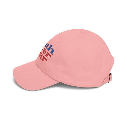 Faith Over Fear Dad Cap – Inspirational Christian Baseball Hat
